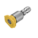 Maxbell Spray Nozzle Tips 4000 PSI Power Washer Attachments Tips for Driveway Car Yellow 15°