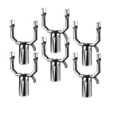 Maxbell 6x Portable Laundry Hanging Fork U Shaped Balcony Fork Clothes Airing Fork