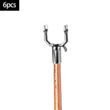 Maxbell 6x Portable Laundry Hanging Fork U Shaped Balcony Fork Clothes Airing Fork