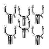 Maxbell 6x Portable Laundry Hanging Fork U Shaped Balcony Fork Clothes Airing Fork