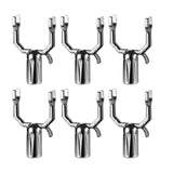 Maxbell 6x Portable Laundry Hanging Fork U Shaped Balcony Fork Clothes Airing Fork