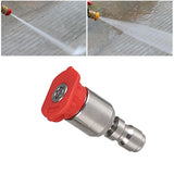 Maxbell Spray Nozzle Tips 4000 PSI Power Washer Attachments Tips for Driveway Car Red  0°