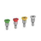 Maxbell Spray Nozzle Tips 4000 PSI Power Washer Attachments Tips for Driveway Car Red  0°