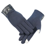 Maxbell Lightweight Winter Gloves Non Slip Gloves Flexible for Camping Hiking Biking Blue