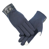 Maxbell Lightweight Winter Gloves Non Slip Gloves Flexible for Camping Hiking Biking Blue