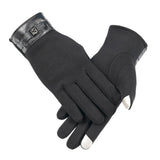 Maxbell Lightweight Winter Gloves Non Slip Gloves Flexible for Camping Hiking Biking Black