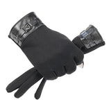 Maxbell Lightweight Winter Gloves Non Slip Gloves Flexible for Camping Hiking Biking Black