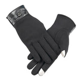 Maxbell Lightweight Winter Gloves Non Slip Gloves Flexible for Camping Hiking Biking Black