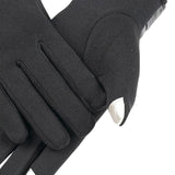 Maxbell Lightweight Winter Gloves Non Slip Gloves Flexible for Camping Hiking Biking Black