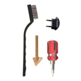 Maxbell Plastic Welding Kit 40 Plastic Rods 220V 2 Sandpaper for Canoe DIY Dashboard