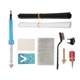 Maxbell Plastic Welding Kit 40 Plastic Rods 220V 2 Sandpaper for Canoe DIY Dashboard