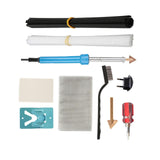 Maxbell Plastic Welding Kit 40 Plastic Rods 220V 2 Sandpaper for Canoe DIY Dashboard