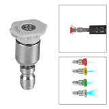 Maxbell Spray Nozzle Tips 4000 PSI Power Washer Attachments Tips for Driveway Car White 40°