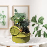 Maxbell Multifunctional Bonsai Planter Flower Container for Office Table Decor Snail
