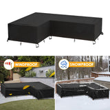 Maxbell Sofa Cover Windproof Dustproof Furniture Protector Lawn Furniture Covers
