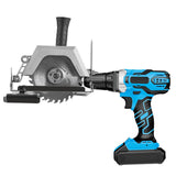 Maxbell Electric Drill Converter into Electric Circular Saw Woodworking Chainsaw