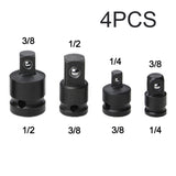 Maxbell 4 Pieces Air Impact Adaptor Socket Extension Set Angle Bit Holder Driver