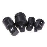 Maxbell 4 Pieces Air Impact Adaptor Socket Extension Set Angle Bit Holder Driver