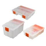 Maxbell Small Componen box Transparent Organizer Case Container for Components L