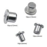 Maxbell 10Pcs Portable Center Dowel Pins Dowel Drill Points Pin for Woodworking 6mm