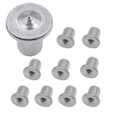 Maxbell 10Pcs Portable Center Dowel Pins Dowel Drill Points Pin for Woodworking 6mm