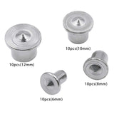 Maxbell 10Pcs Portable Center Dowel Pins Dowel Drill Points Pin for Woodworking 6mm