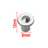 Maxbell 10Pcs Portable Center Dowel Pins Dowel Drill Points Pin for Woodworking 6mm
