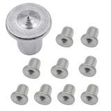 Maxbell 10Pcs Portable Center Dowel Pins Dowel Drill Points Pin for Woodworking 6mm