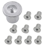 Maxbell 10Pcs Portable Center Dowel Pins Dowel Drill Points Pin for Woodworking 8mm
