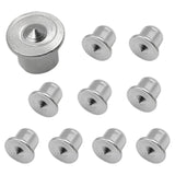 Maxbell 10Pcs Portable Center Dowel Pins Dowel Drill Points Pin for Woodworking 12mm