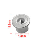 Maxbell 10Pcs Portable Center Dowel Pins Dowel Drill Points Pin for Woodworking 12mm