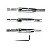 Maxbell 3x HSS Door Window Cabinet Self Centering Hinge Drill Bit for Door