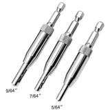 Maxbell 3x HSS Door Window Cabinet Self Centering Hinge Drill Bit for Door