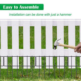 Maxbell Set of 10Pcs 30x43cm Underground Decorative Garden Fencing Path Edge Fence