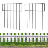 Maxbell Set of 10Pcs 30x43cm Underground Decorative Garden Fencing Path Edge Fence