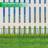 Maxbell Set of 10Pcs 30x43cm Underground Decorative Garden Fencing Path Edge Fence