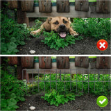 Maxbell Set of 10Pcs 30x43cm Underground Decorative Garden Fencing Path Edge Fence