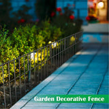 Maxbell Set of 10Pcs 30x43cm Underground Decorative Garden Fencing Path Edge Fence