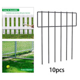Maxbell Set of 10Pcs 30x43cm Underground Decorative Garden Fencing Path Edge Fence
