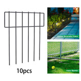 Maxbell Set of 10Pcs 30x43cm Underground Decorative Garden Fencing Path Edge Fence