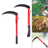 Maxbell Portable Folding Steel Hand Sickle Foldable for Gardening Lawn Farming Round Handle