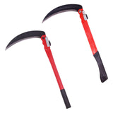Maxbell Portable Folding Steel Hand Sickle Foldable for Gardening Lawn Farming Round Handle