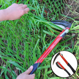Maxbell Portable Folding Steel Hand Sickle Foldable for Gardening Lawn Farming Round Handle