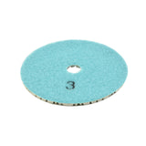 Maxbell 4 inch Diamond Wet Polishing Pads Granite Stone Terrazzo Felt Disc Wet/Dry green
