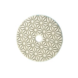 Maxbell 4 inch Diamond Wet Polishing Pads Granite Stone Terrazzo Felt Disc Wet/Dry green