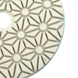 Maxbell 4 inch Diamond Wet Polishing Pads Granite Stone Terrazzo Felt Disc Wet/Dry green