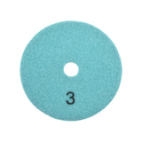 Maxbell 4 inch Diamond Wet Polishing Pads Granite Stone Terrazzo Felt Disc Wet/Dry green