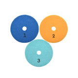 Maxbell 3Pcs Polishing Pads Marble Concrete Polishing Tool Grinding Sanding Disc