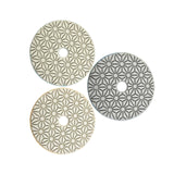 Maxbell 3Pcs Polishing Pads Marble Concrete Polishing Tool Grinding Sanding Disc
