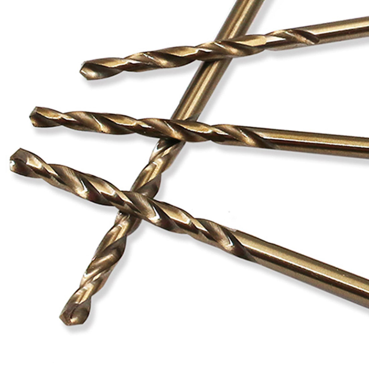 Maxbell 10 Pieces Twist Drill Bit Heat Resistance Twist Drill Bit for Metal Copper